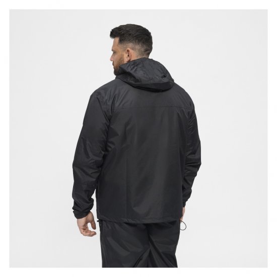 North Latitude Rain Jacket Black - Sportruházat - Nagyméretű Sportruházat 2XL-10XL
