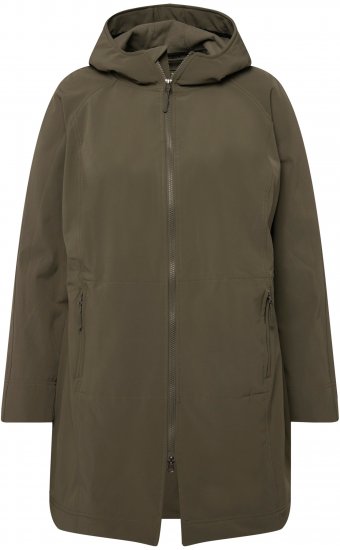 Ulla Popken Triple Function Softshell Jacket Loden Green - Dzsekik - 