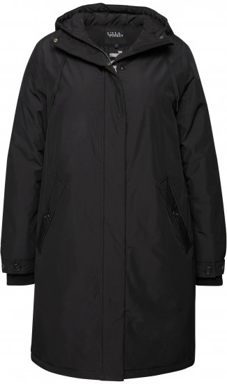 Ulla Popken HYPRAR Triple Function Weatherproof Jacket Black - Dzsekik - 