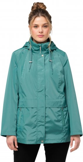Ulla Popken HYPRAR Water-Repellent Windbreaker Soft Turquoise - Dzsekik - 