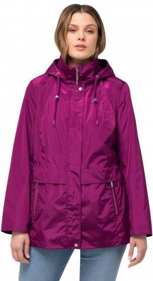 Ulla Popken HYPRAR Water-Repellent Windbreaker Berry - Dzsekik - 