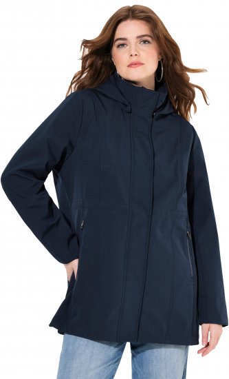 Ulla Popken HYPRAR Softshell Jacket Navy - Dzsekik - 