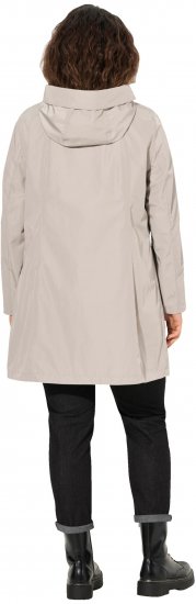 Ulla Popken HYPRAR Waterproof Jacket Medium Grey - Dzsekik - 