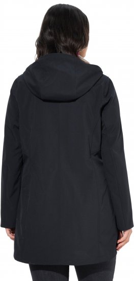 Ulla Popken HYPRAR Water-Repellent Softshell Jacket Black - Dzsekik - 