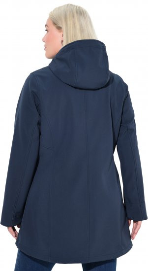 Ulla Popken HYPRAR Water-Repellent Softshell Jacket Navy - Dzsekik - 