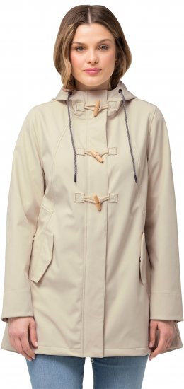 Ulla Popken HYPRAR Water-Repellent Softshell Jacket Vanilla - Dzsekik - 