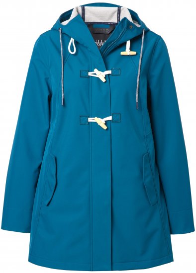 Ulla Popken HYPRAR Water-Repellent Softshell Jacket Teal - Dzsekik - 
