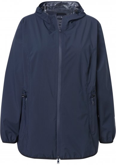 Ulla Popken Lightweight Rain Jacket Navy - Dzsekik - 