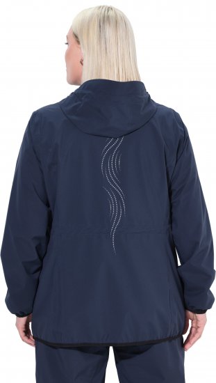 Ulla Popken Lightweight Rain Jacket Navy - Dzsekik - 