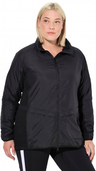 Ulla Popken Lightweight Functional Jacket Black - Dzsekik - 