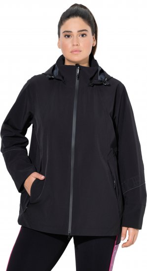 Ulla Popken Triple Function Performance Jacket Black - Dzsekik - 