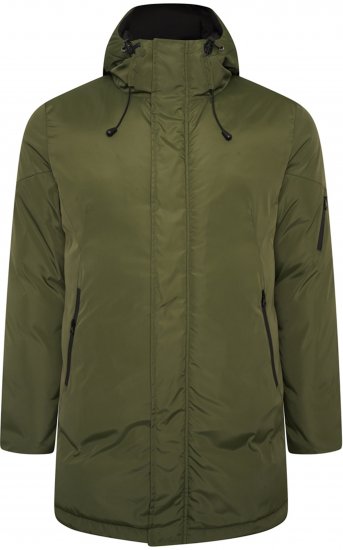 Kam Jeans KV140 Parka Jacket Khaki - Kabátok - Nagyméretű Kabátok - 2XL-8XL