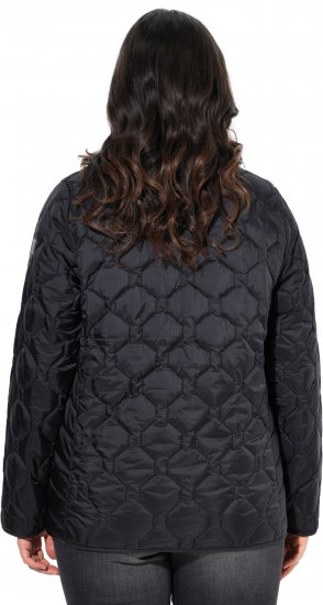 Ulla Popken HYPRAR Lightweight Quilted Water-Repellent Jacket Black - Dzsekik - 