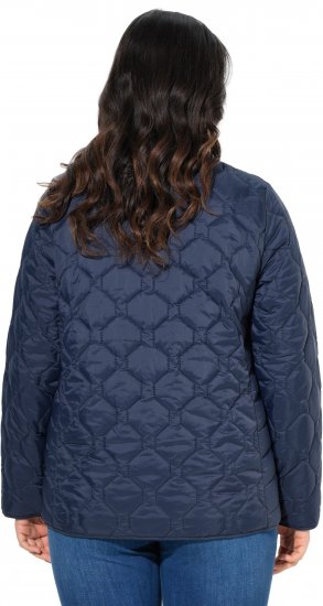 Ulla Popken HYPRAR Lightweight Quilted Water-Repellent Jacket Navy - Dzsekik - 