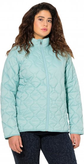 Ulla Popken HYPRAR Lightweight Quilted Water-Repellent Jacket Ice Blue - Dzsekik - 