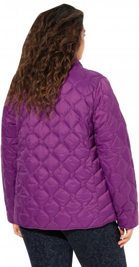 Ulla Popken HYPRAR Lightweight Quilted Water-Repellent Jacket Purple - Dzsekik - 
