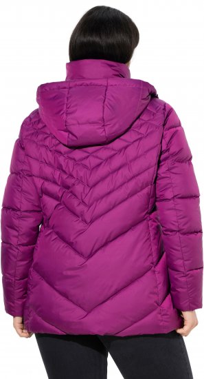 Ulla Popken HYPRAR Water-Repellent Quilted Jacket Berry - Dzsekik - 