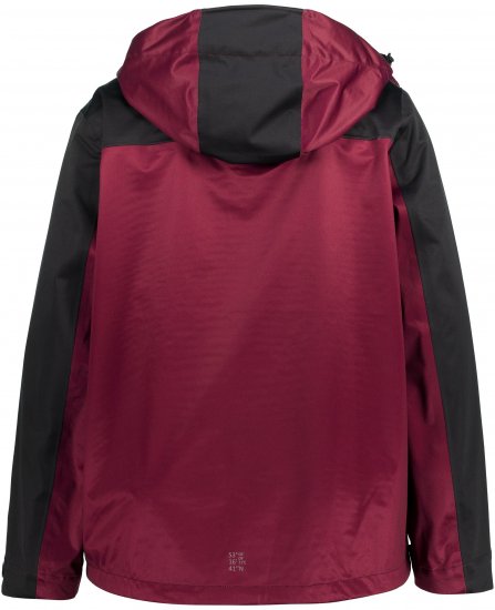 Ulla Popken HYPRAR Lightweight Triple Function Jacket Dark Berry - Dzsekik - 