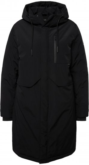 Ulla Popken HYPRAR Triple Function Recycled Fully Lined Coat Black - Dzsekik - 