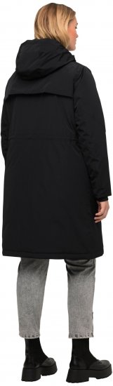 Ulla Popken HYPRAR Triple Function Recycled Fully Lined Coat Black - Dzsekik - 