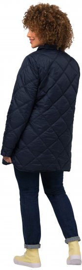 Ulla Popken Quilted Jacket Navy - Dzsekik - 