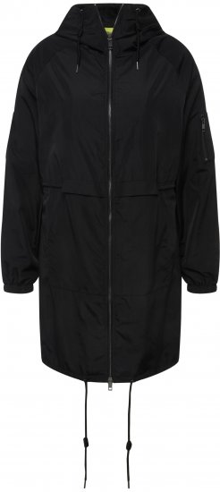 Ulla Popken Versatile Hooded Jacket Black - Dzsekik - 