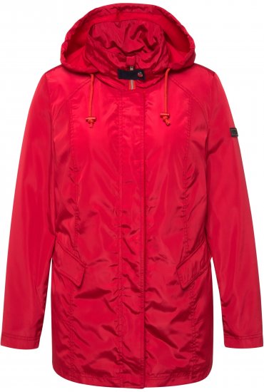 Ulla Popken HYPRAR All Weather Jacket Red - Dzsekik - 