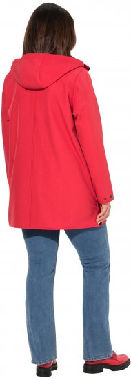 Ulla Popken HYPRAR Softshell Fleece-Lined Jacket Salsa Red - Dzsekik - 