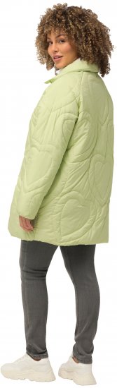 Ulla Popken HYPRAR Heart Quilted Jacket Light Sage - Dzsekik - 
