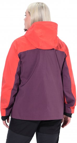 Ulla Popken HYPRAR Triple Function Jacket Dark Cherry - Dzsekik - 
