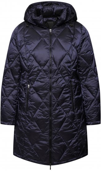 Ulla Popken HYPRAR Diamond Quilted Jacket Night Blue - Dzsekik - 