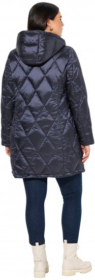 Ulla Popken HYPRAR Diamond Quilted Jacket Night Blue - Dzsekik - 