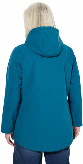 Ulla Popken HYPRAR Triple Function Softshell Jacket Teal - Dzsekik - 