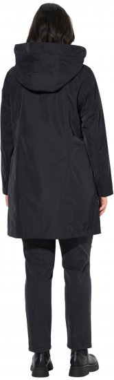 Ulla Popken HYPRAR Waterproof Jacket Black - Dzsekik - 