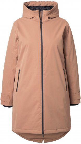 Ulla Popken HYPRAR Triple-Function Longline Jacket Camel - Dzsekik - 