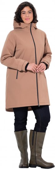 Ulla Popken HYPRAR Triple-Function Longline Jacket Camel - Dzsekik - 