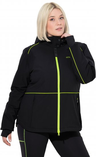 Ulla Popken HYPRAR Triple Function Coat Black - Dzsekik - 