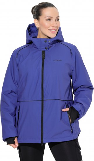 Ulla Popken HYPRAR Triple Function Coat Blueberry - Dzsekik - 