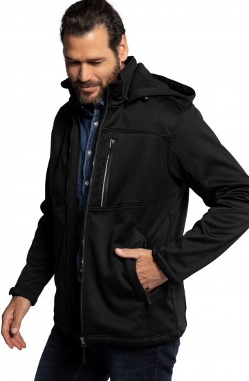 JP1880 Softshell Wind and Water Resistant Jacket Black TALL - TALL kabátok - 