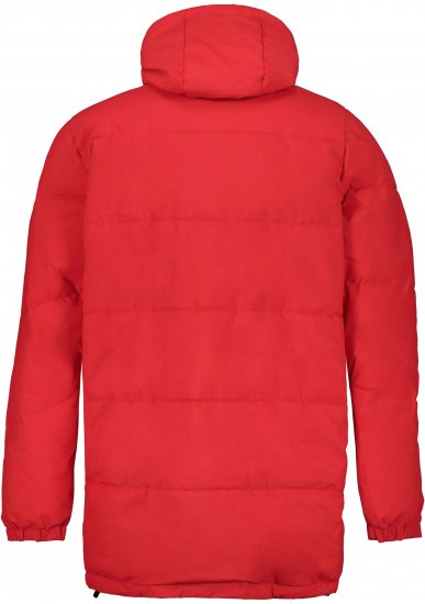 JAY-PI Warm Quilted Parka Dual Function Windproof and Water Repellent Red - Kabátok - Nagyméretű Kabátok - 2XL-8XL