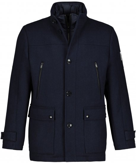 JP1880 Jacket Water-repellent Herringbone Insert Navy - Kabátok - Nagyméretű Kabátok - 2XL-8XL