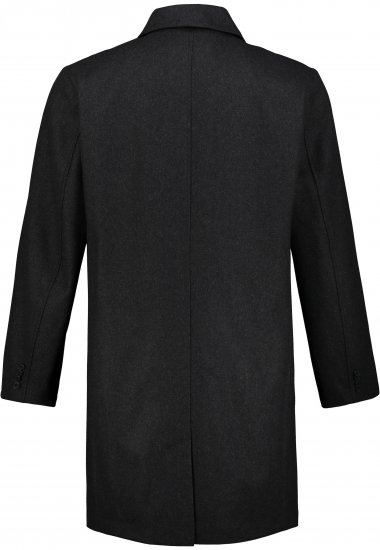 JP1880 Coat Wool Blend Water Repellent Dark Grey - Kabátok - Nagyméretű Kabátok - 2XL-8XL