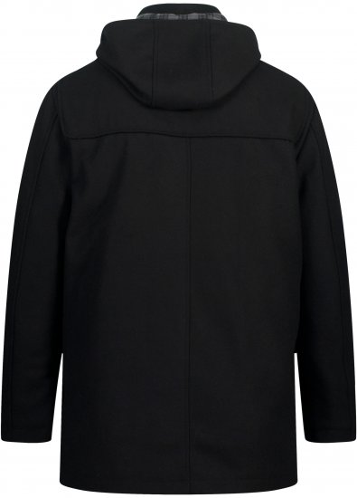 JP1880 Dufflecoat Water-repellent Black - Kabátok - Nagyméretű Kabátok - 2XL-8XL