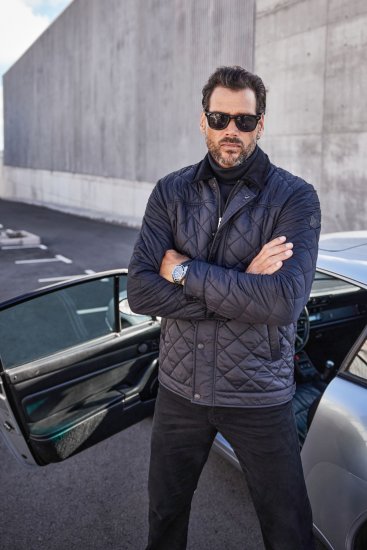 JP1880 Jacket Quilted Black - Kabátok - Nagyméretű Kabátok - 2XL-8XL