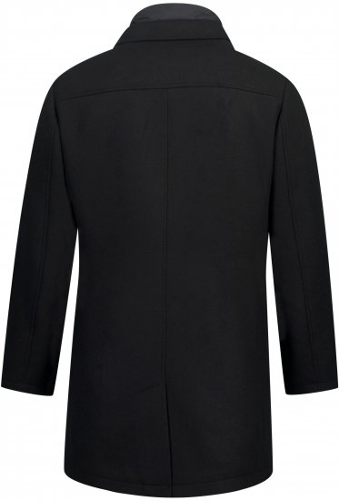 JP1880 Coat Wool Blend Quilted Black - Kabátok - Nagyméretű Kabátok - 2XL-8XL