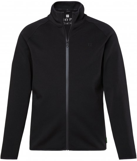 JAY-PI FLEXNAMIC® Golf Sweat Jacket with Zipper Black - Sportruházat - Nagyméretű Sportruházat 2XL-10XL