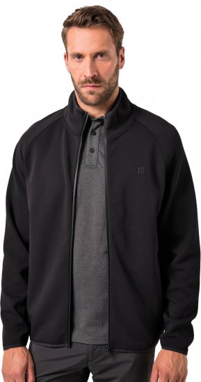 JAY-PI FLEXNAMIC® Golf Sweat Jacket with Zipper Black - Sportruházat - Nagyméretű Sportruházat 2XL-10XL