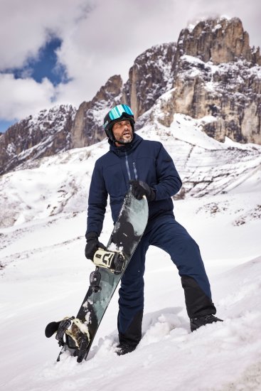 Jay-Pi Ski Jacket Functional Waterproof Windproof Navy - Síruházat - 