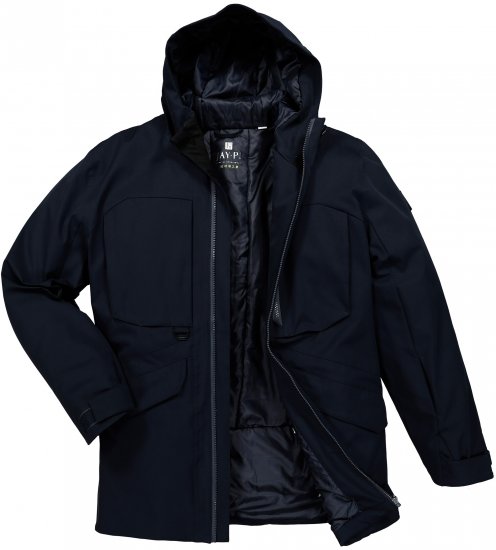 Jay-Pi Ski Jacket Functional Waterproof Windproof Navy - Síruházat - 