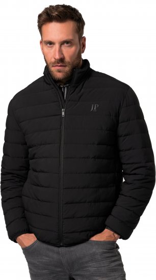 JP1880 Jacket Quilted Stand-up Collar Black - Kabátok - Nagyméretű Kabátok - 2XL-8XL